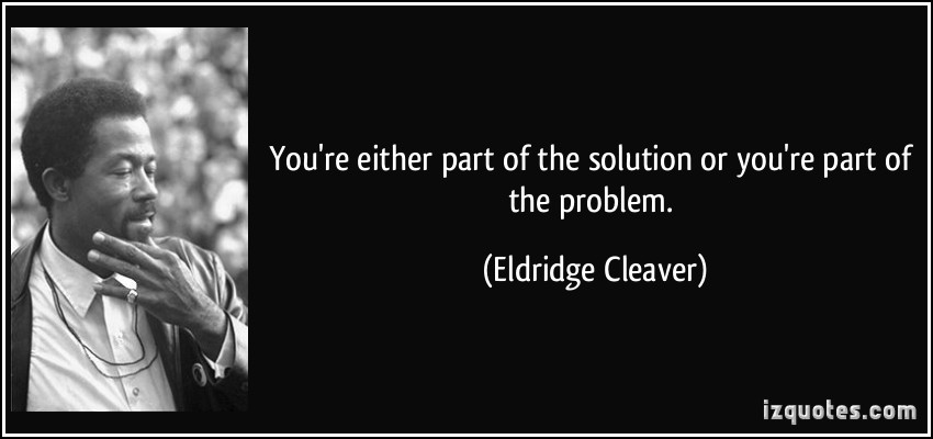 youre-either-part-of-the-solution-or-youre-part-of-the-problem-eldridge-cleaver