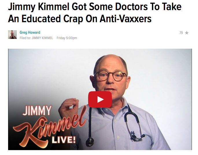 Kimmel spoofs anti-vaxxers