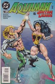 Aquaman defeats Wonderwoman