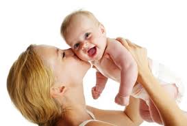 baby and mom